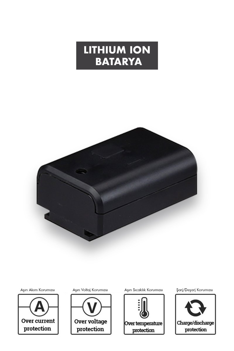 Assur 7.2V 5C 1200 Mah Lıthıum Batarya 3 Pilli